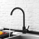 HS001 - Matte Black Mixer Kitchen Tap