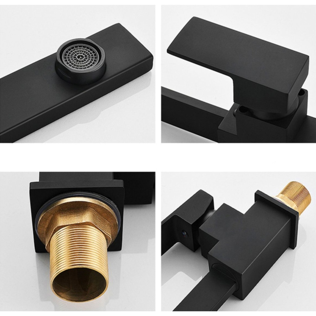 HS002_(Black) Kitchen Tap_(Black)