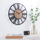 YX2051 - Modern Iron Wooden Wall Clock