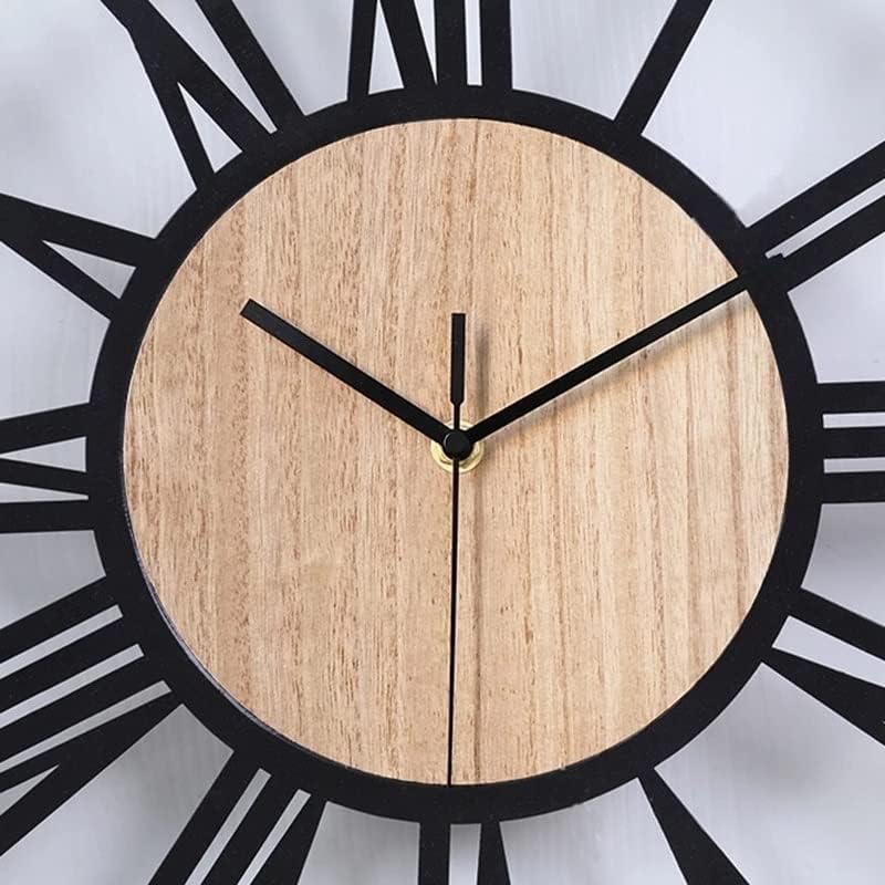 YX2051 - Modern Iron Wooden Wall Clock