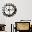 YX8850 - Industrial Metal Wall Clock