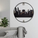 YX8872 - City Stencil Wall Clock