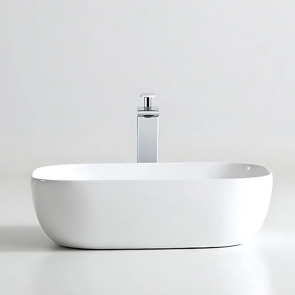 5105 - Rectangular White Wash Basin