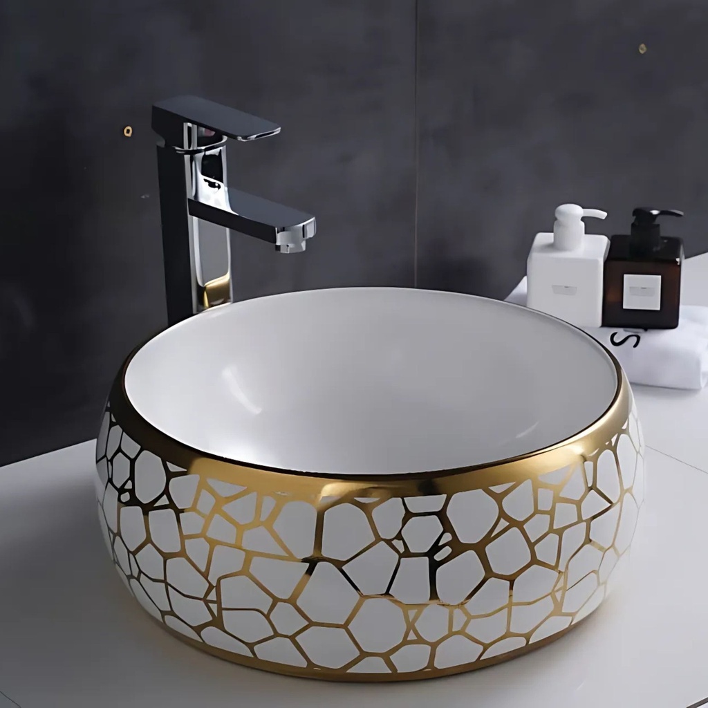 9005 - Golden Luxury Wash Basin