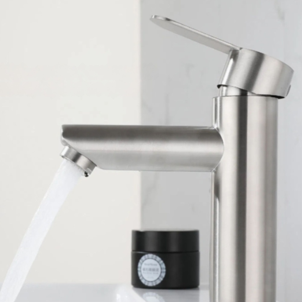 QH-MP030 - Brushed Steel Finish Tall Mixer Tap