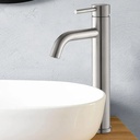 QH-MP039 - Brushed Steel Finish Tall Mixer Tap