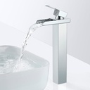 GF02 -  Tall Waterfall Chrome Finish Mixer Tap