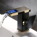 GF05 - Waterfall Gold and Black Mixer Tap