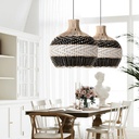 XL913 - Woven Rattan Pendant Lamp