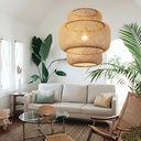 B2025 - Woven Rattan Pendant Lamp