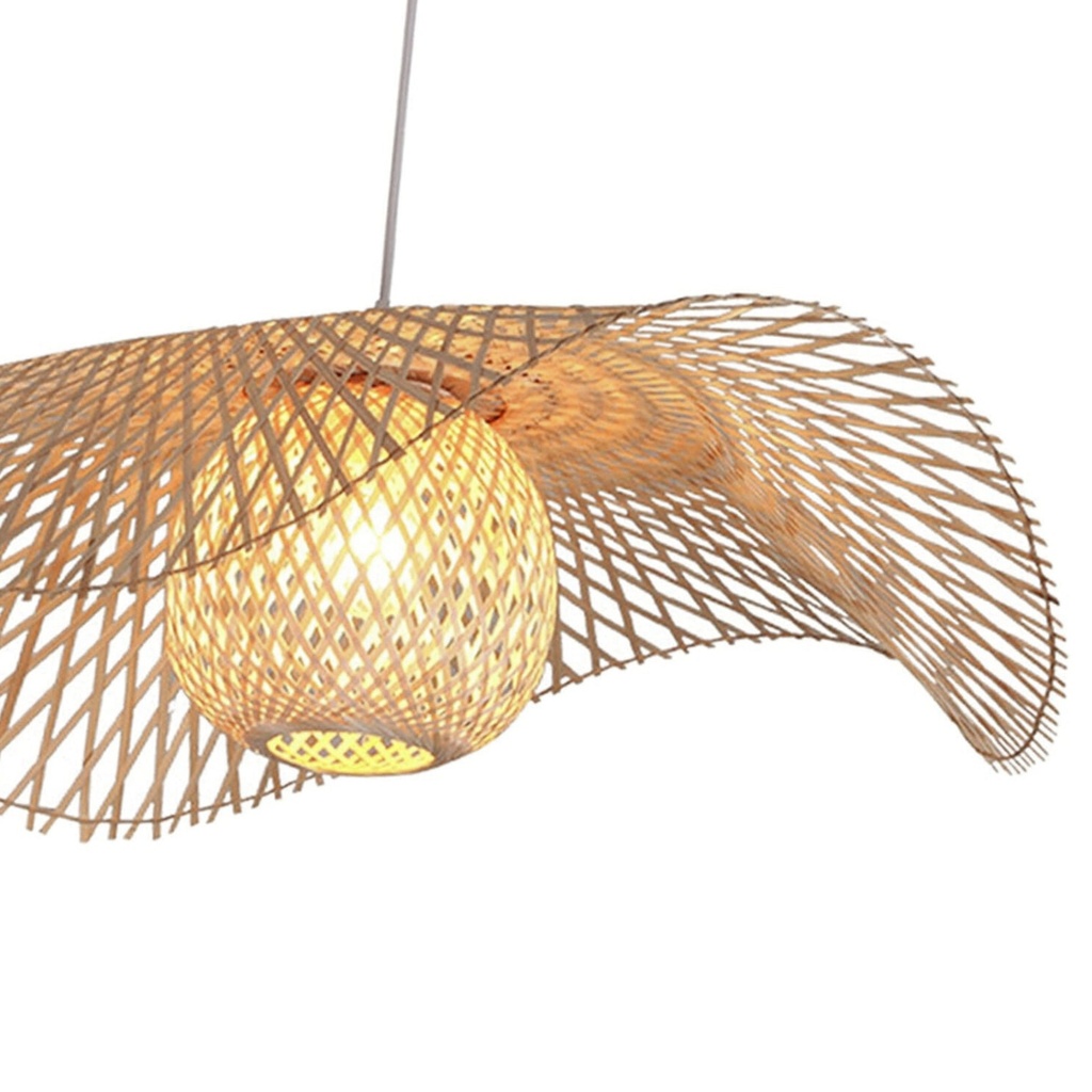 B2026 - Woven Bamboo Light Shade