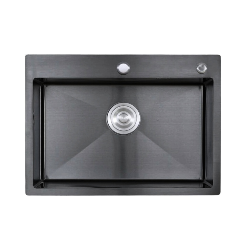 6045 BK - Nano Black Single Bowl Kitchen Sink