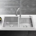 8245_(Brush) Double Bowl Sink