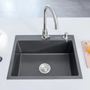 5545 BK - Single Bowl Double Bowl Sink