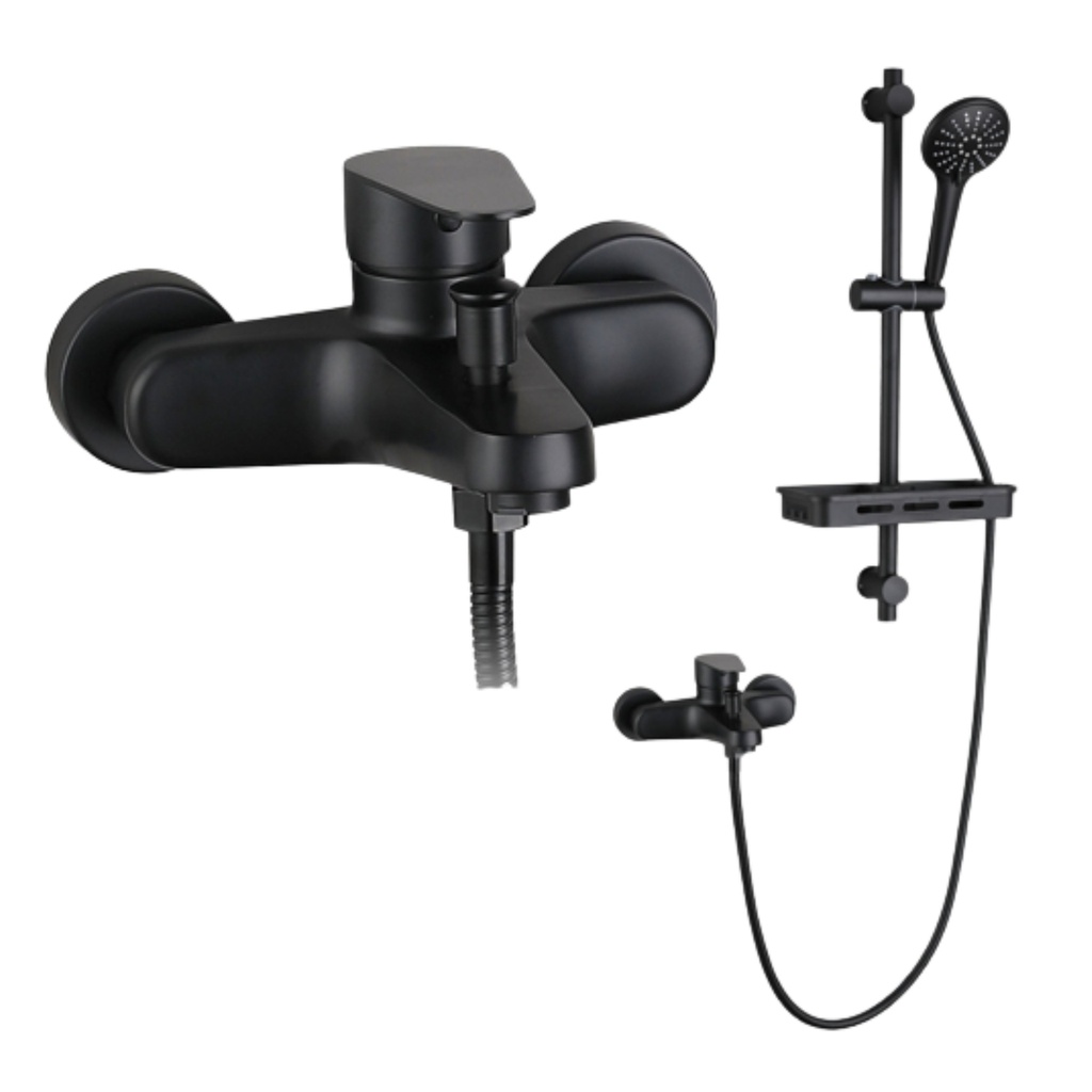 HS011 - Matte Black Mixer Shower Tap