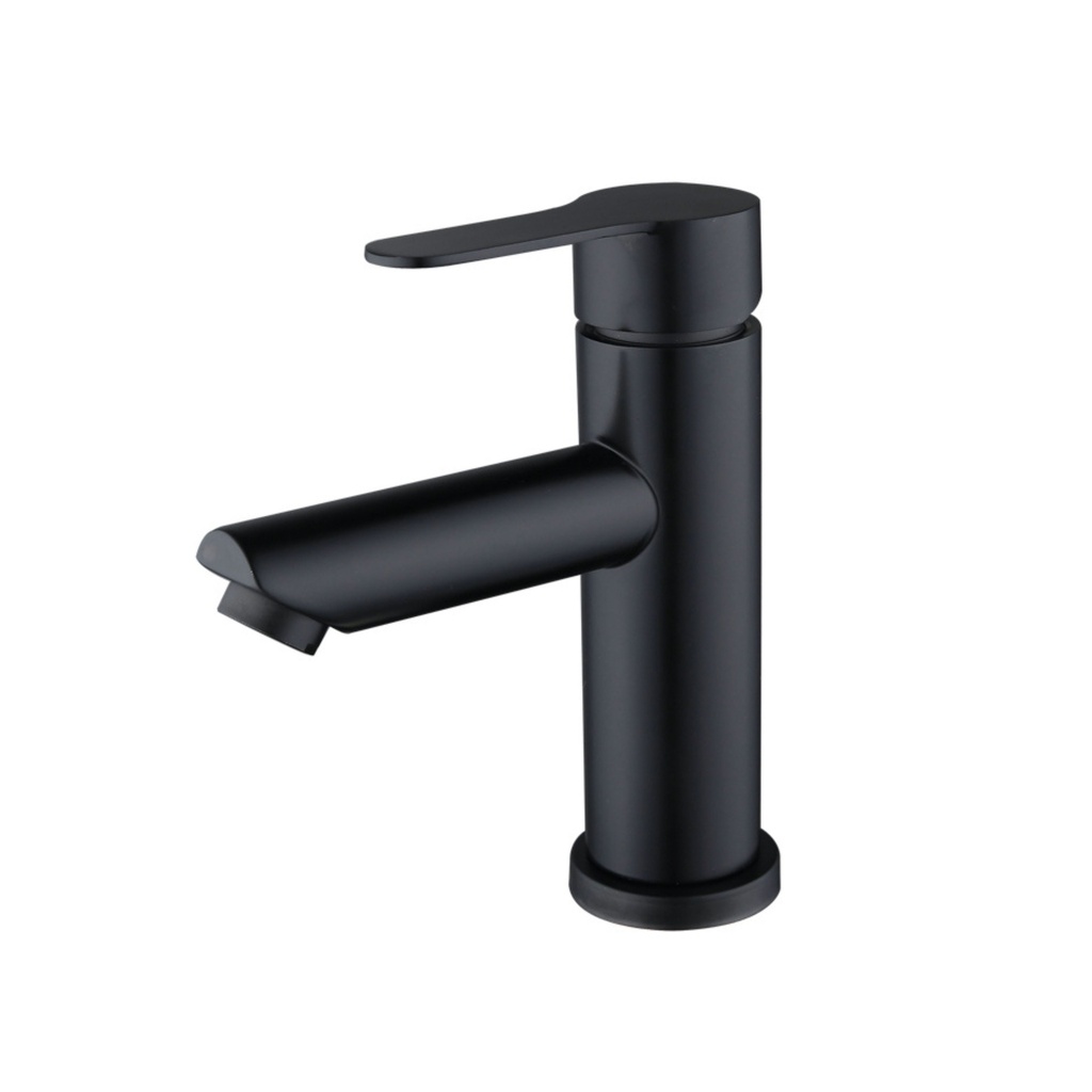 HS019 - Matte Black Wash Basin Mixer Tap 