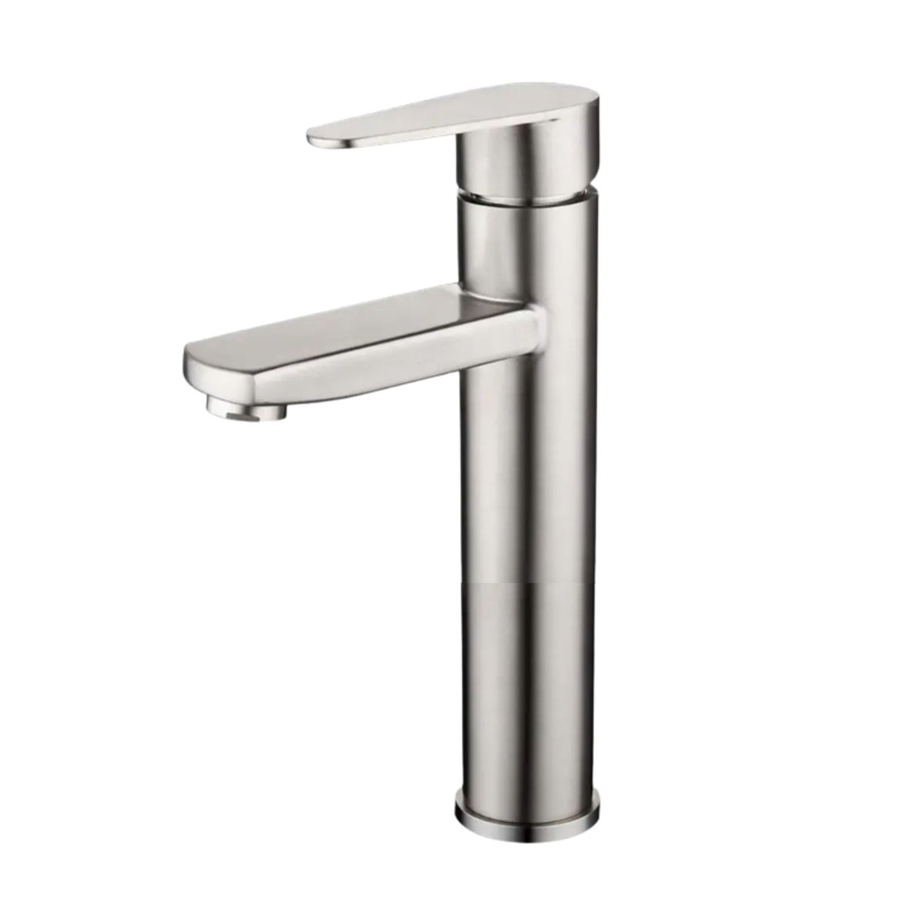 QH-MP030 - Brushed Steel Finish Tall Mixer Tap