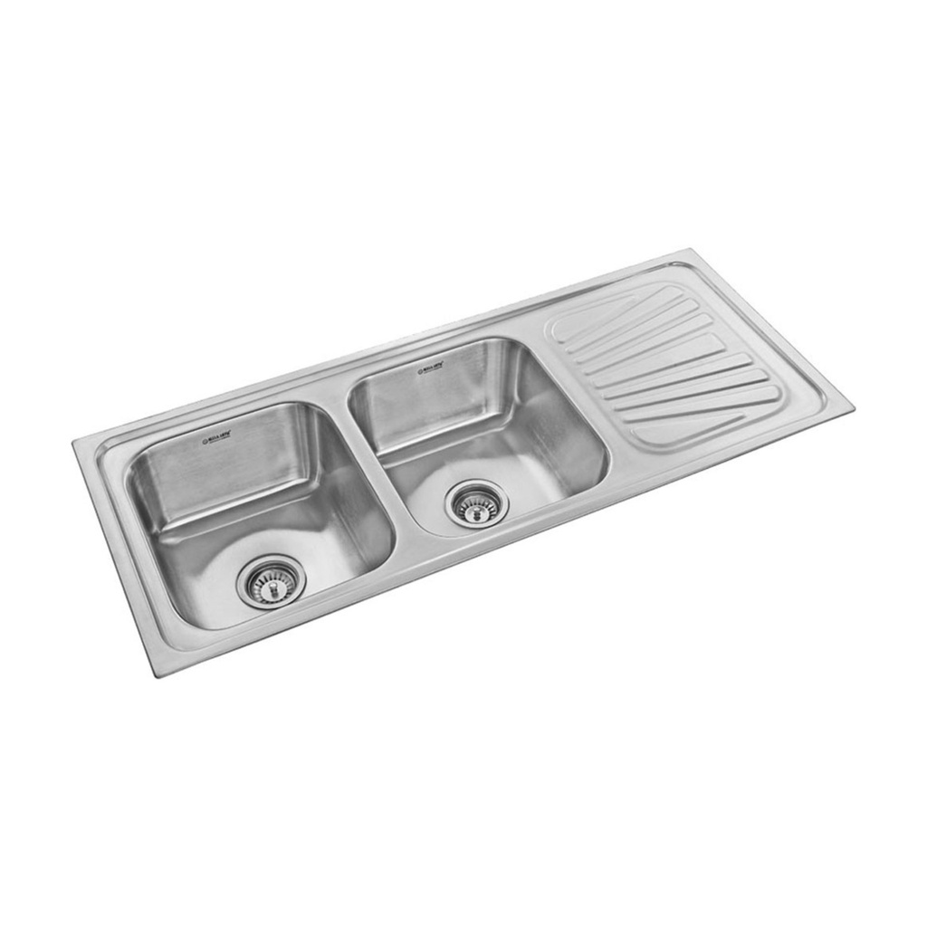 MM12050 - Double Bowl Sink with Drainer