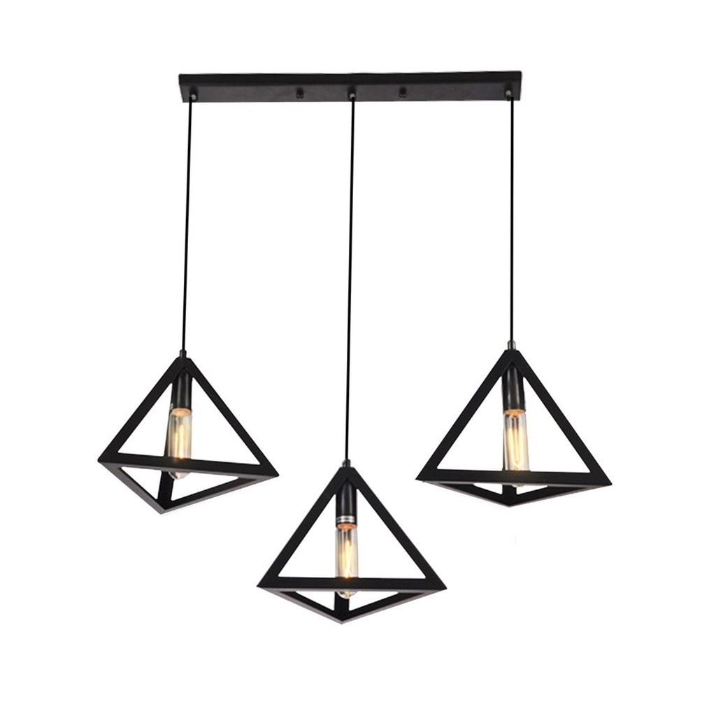 XL1001-3 - Triangle Industrial Pendant Lamp