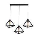 XL1001-3 - Triangle Industrial Pendant Lamp