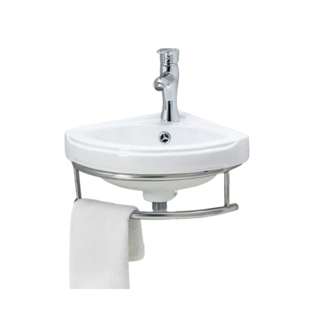 WB162 - Wall Mounted Corner Wash Basin