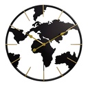 0818 - World Map Wall Clock