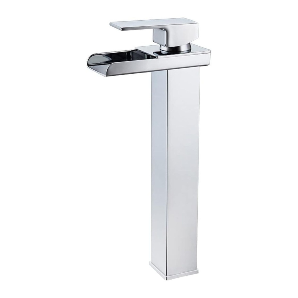 GF02 -  Tall Waterfall Chrome Finish Mixer Tap