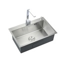 6845 BR - Brushed Stainless Steel Single Bowl Kitchen Sink