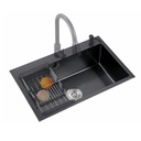 7843 BK - Nano Black Single Bowl Kitchen Sink