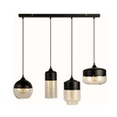 XL3004-4 - Geometric Glass Pendant Lamp